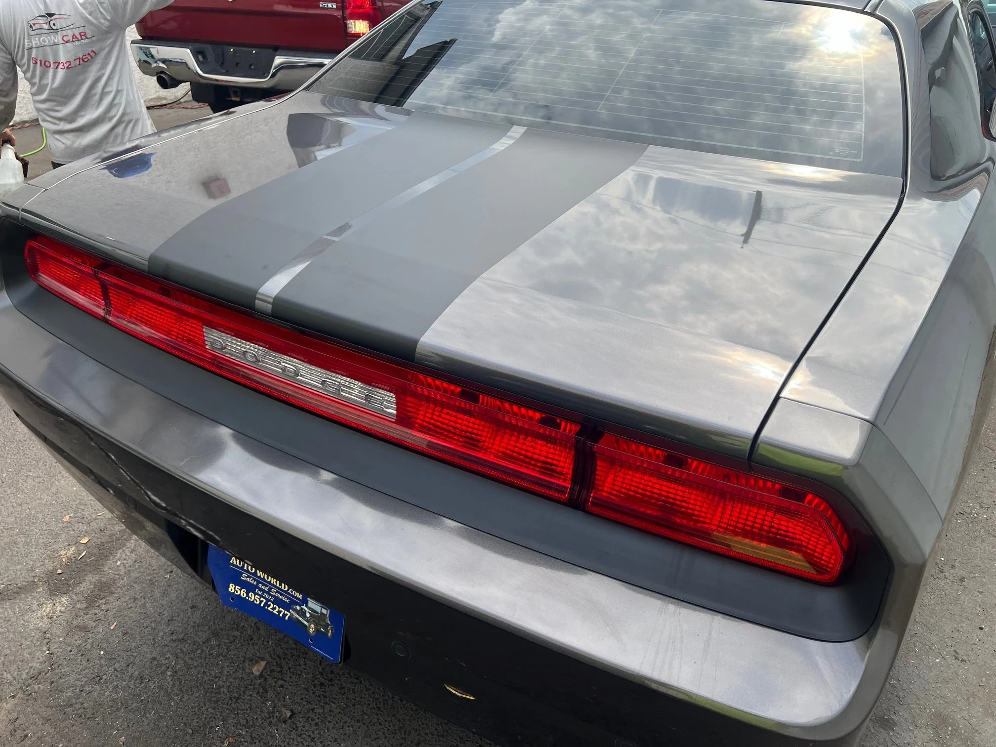 Hood And Bumper Stripe Decals for 2008-2014 Dodge Challenger - Image 4
