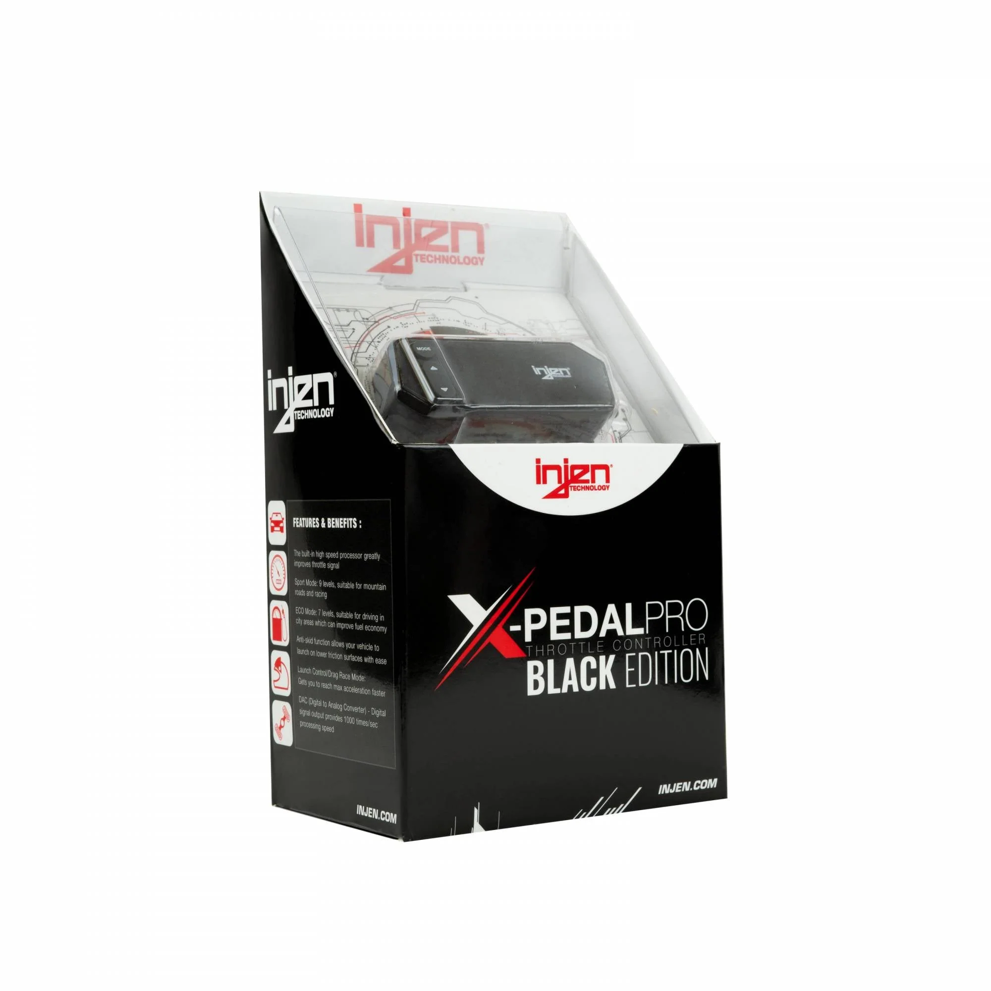 Injen X-Pedal PRO Black Edition Throttle Controller 2011-2020 Challenger/Charger/Grand Cherokee - Image 4