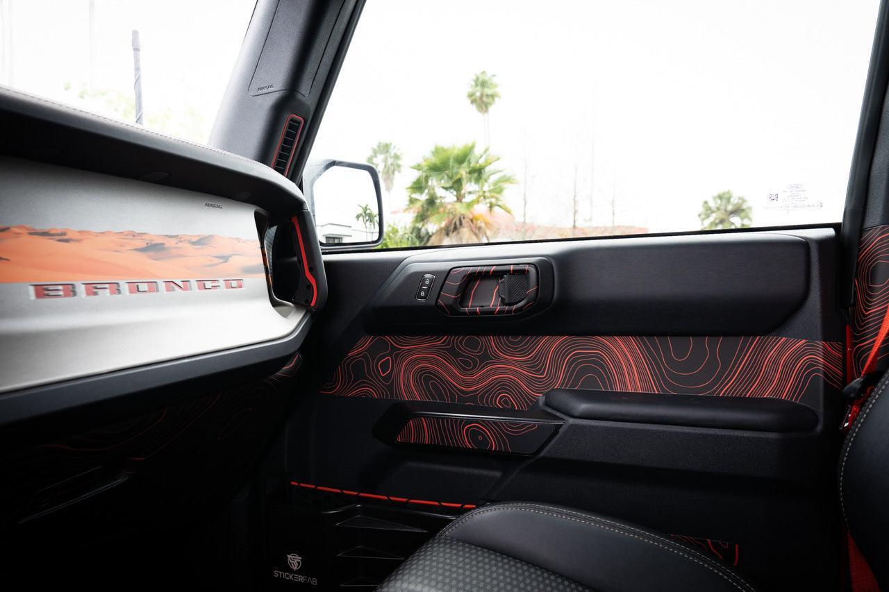 Interior Door Cup Protector Kit - 2021+ Bronco - Image 4