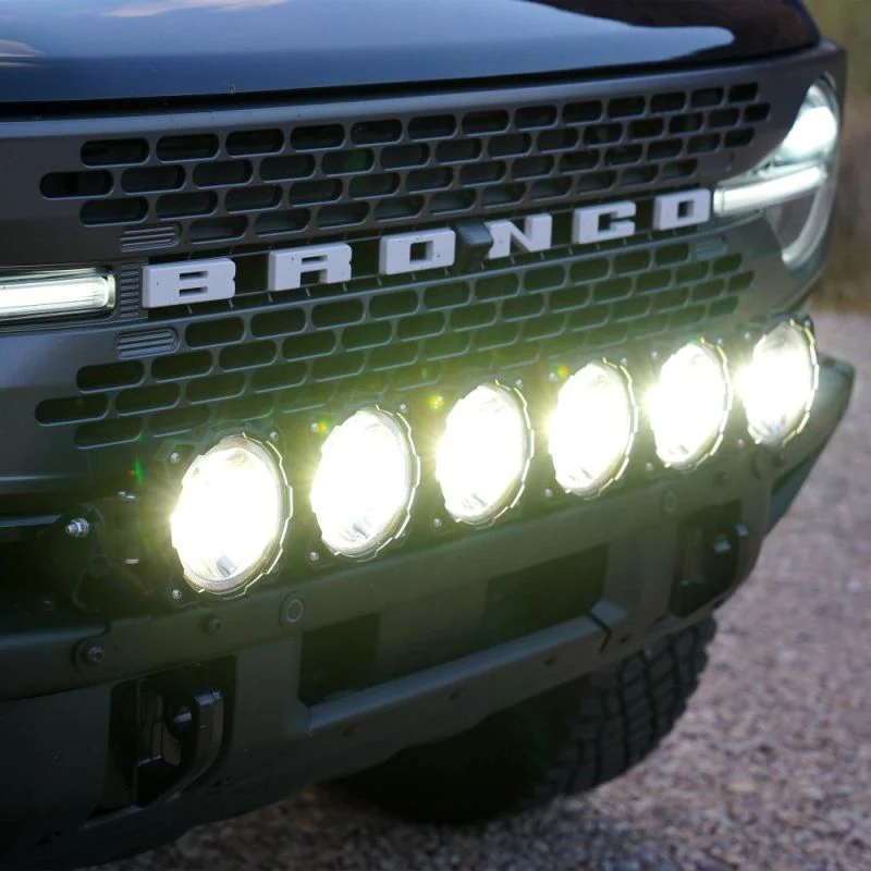 KC Gravity LED Pro6 39" Front Bumper Light Bar Kit 2021-2024 Bronco - Image 6