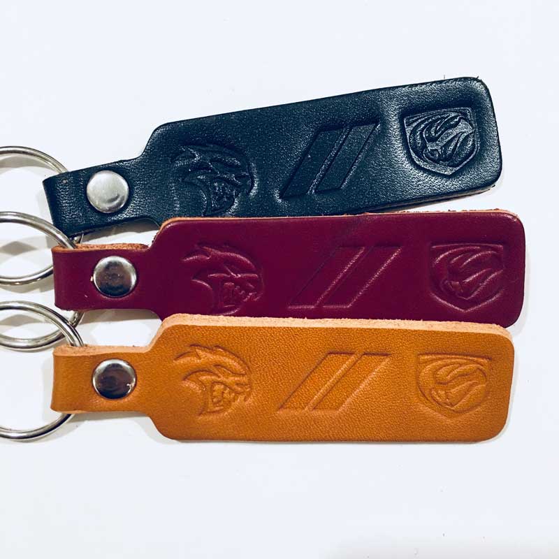 Keychain - Dodge SRT Hellcat and Viper Leather - Image 3