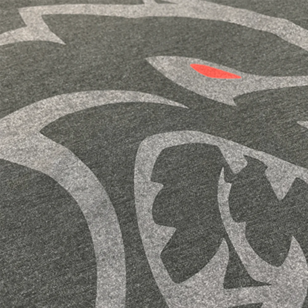Ladies V-Neck Dodge SRT Hellcat REDEYE - Heather Black - Image 2