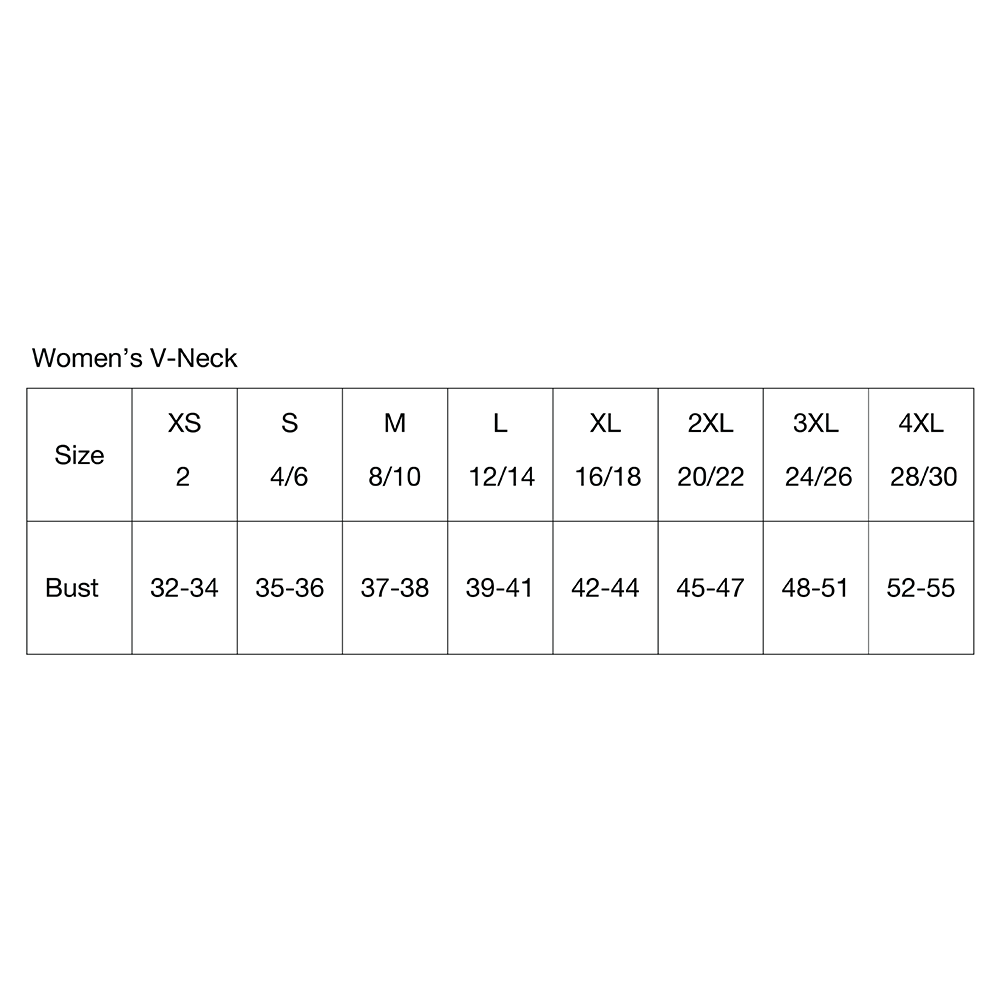 Ladies V-Neck Jeep® Wave USA - Graphite Heather - Image 8