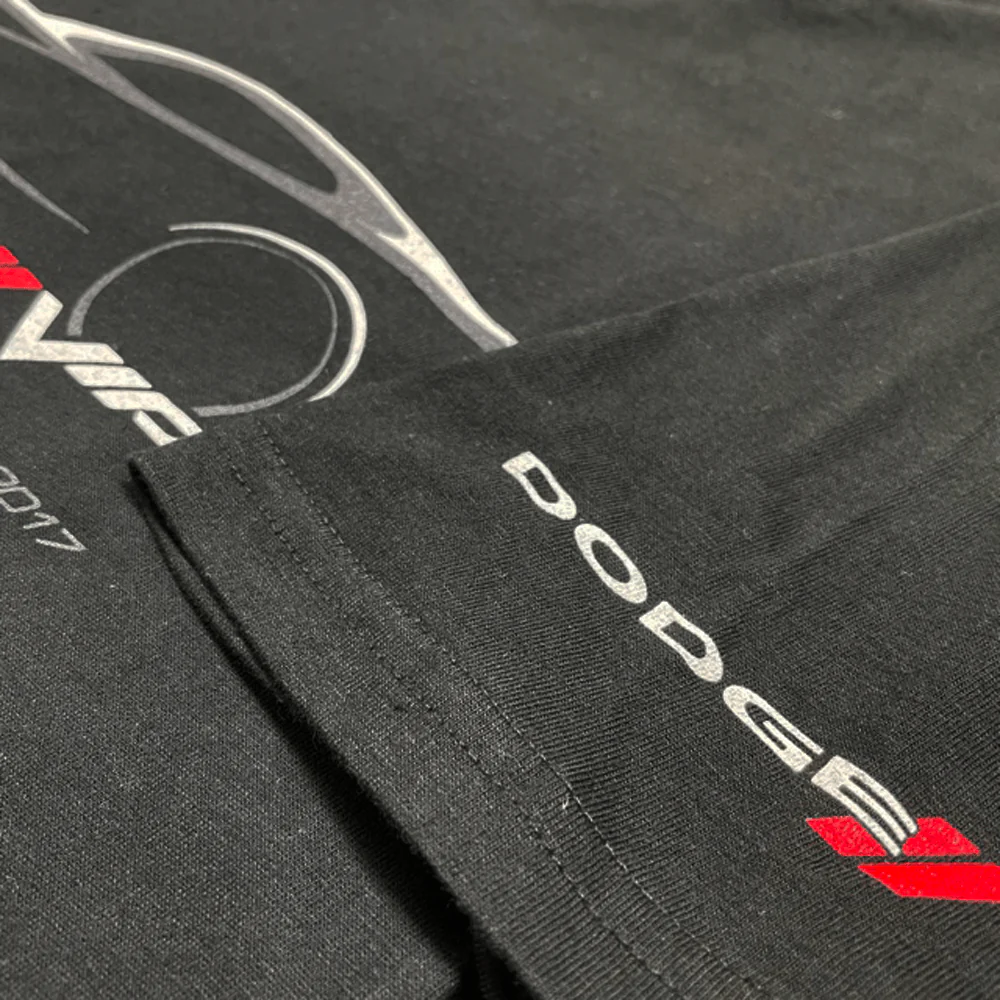 Mens T-Shirt Dodge Viper 25 Years (Black) - Image 3