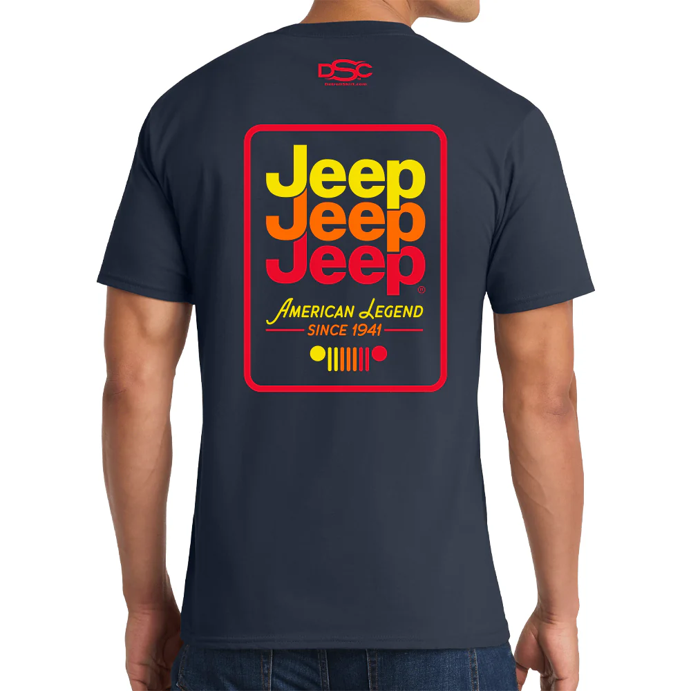 Mens T-Shirt Jeep® Echo - Navy Blue