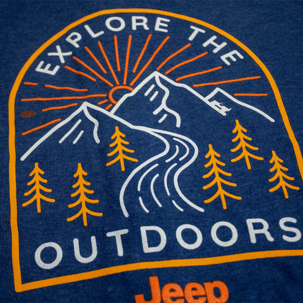 Mens Jeep® Explore the Outdoors Zip French Terry Hooded Sweatshirt - Image 6