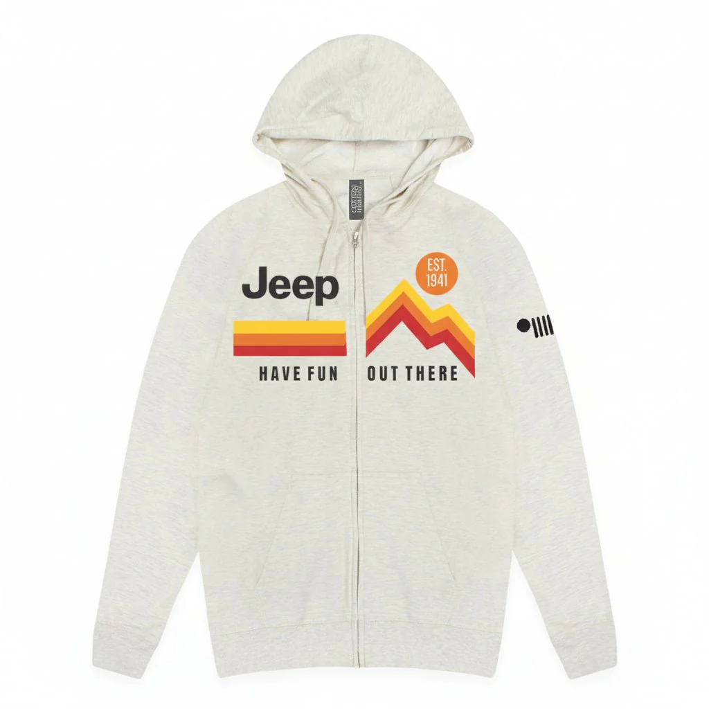 Mens Jeep® Have Fun Out There Zip Hoodie - Image 2