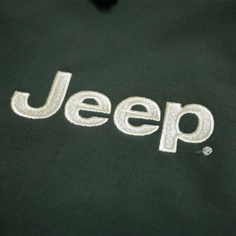 Mens Jeep® Hooded Softshell Jacket - Mineral Green - Image 3