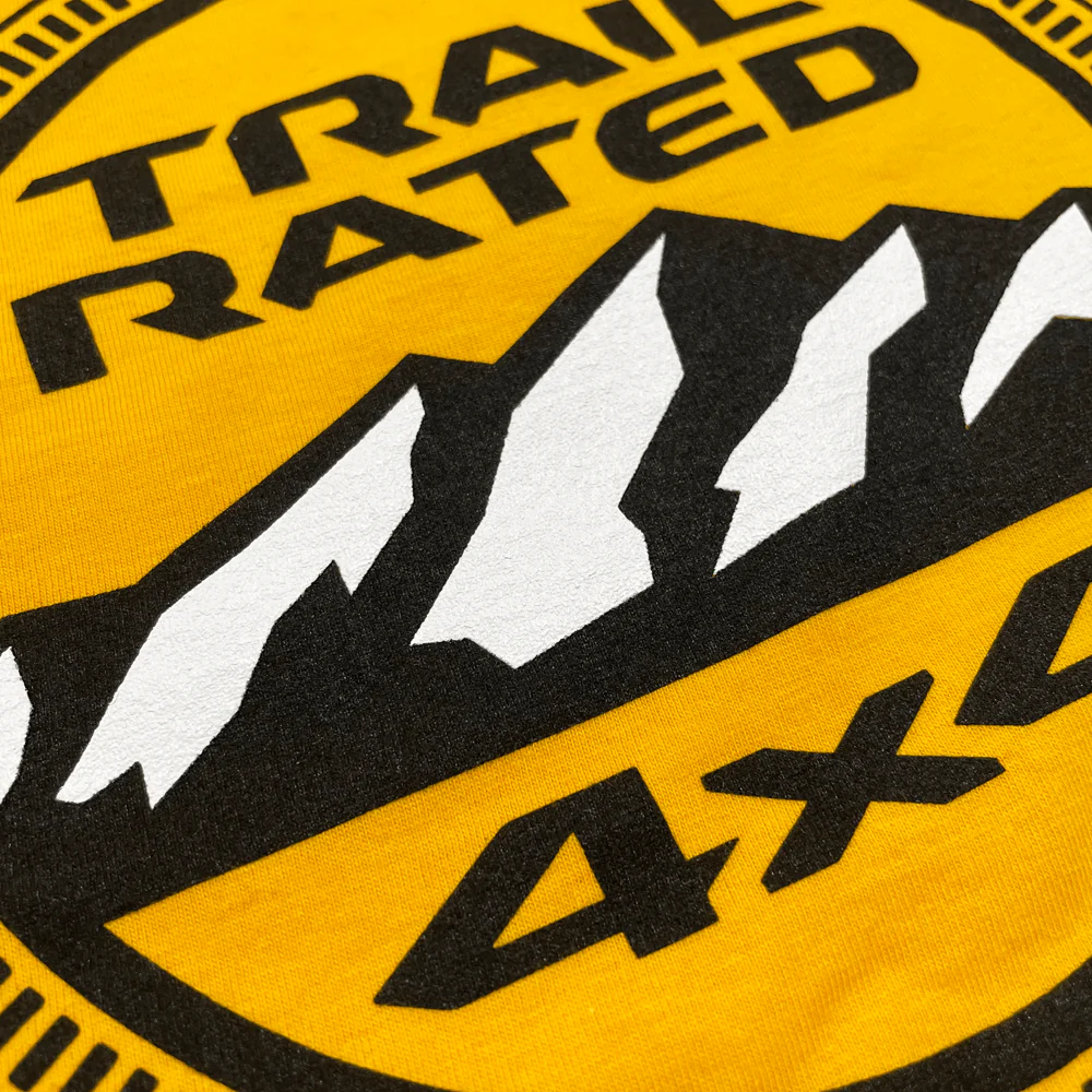 Mens T-Shirt Jeep® Trail Rated - Gold - Image 2