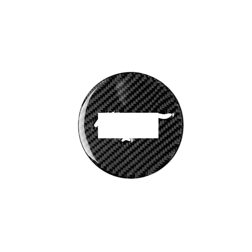 MUSTANG 15-23 CARBON FIBER STEERING WHEEL CENTER TRIM - Image 2