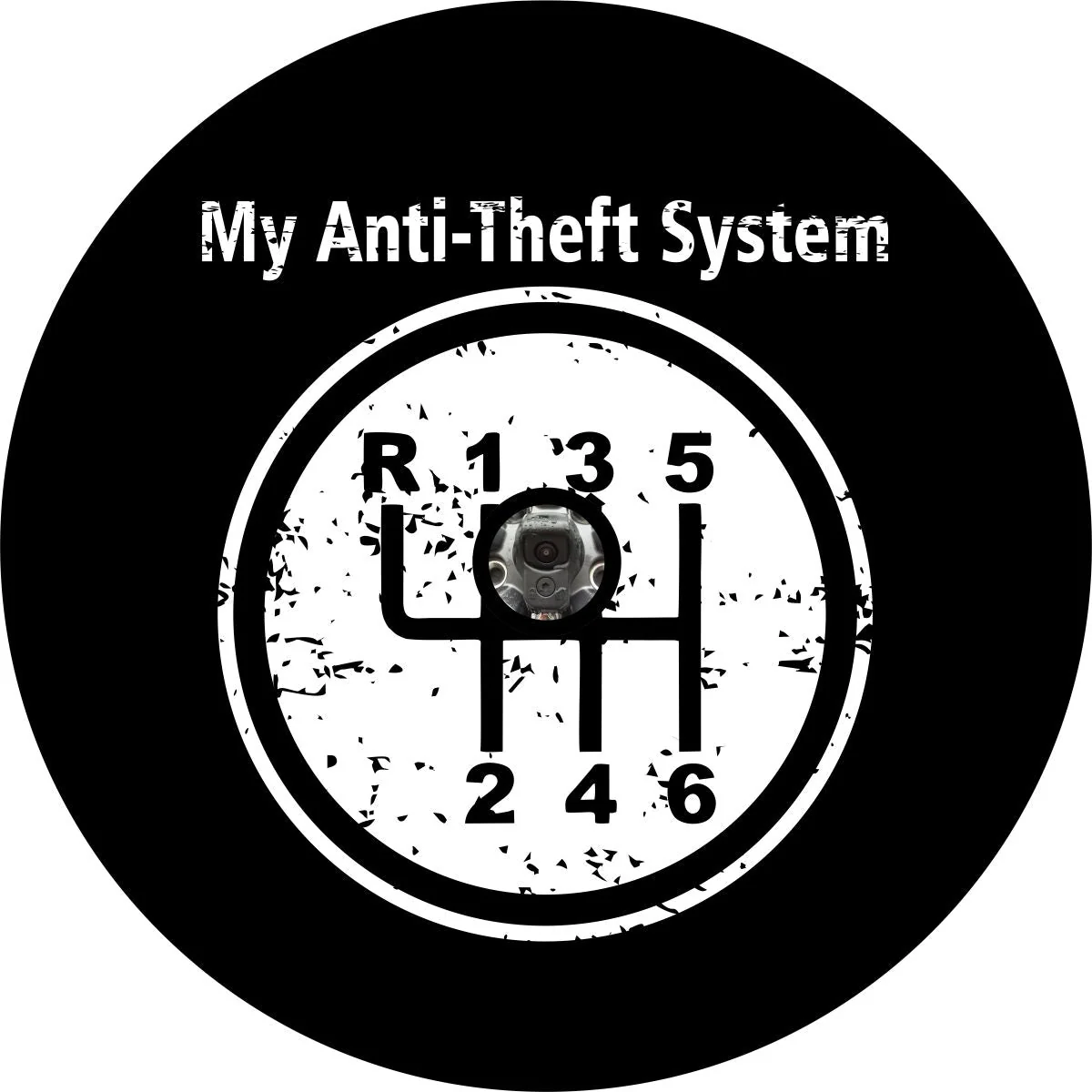 My Anti-Theft System Manual Transmission Stick Shift - Spare Tire Cover for Jeep, Bronco, & More - Image 2