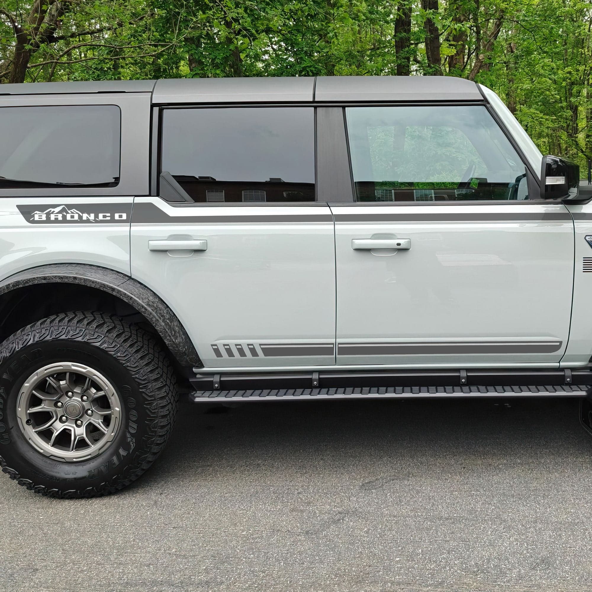 Offroad Overland Bronco Stripes Decal Sticker. #7035 - Image 13