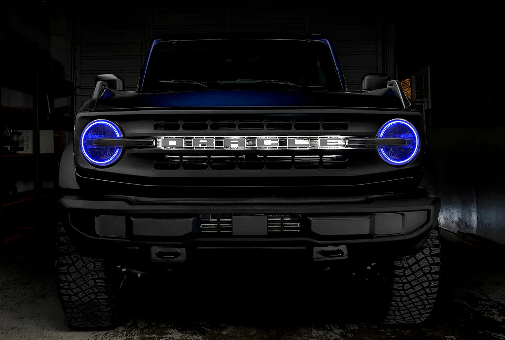 Oracle Headlight Halo Upgrade Kit RGB+W ColorSHIFT 2021-2023 Bronco (Signature Headlights) - Image 18