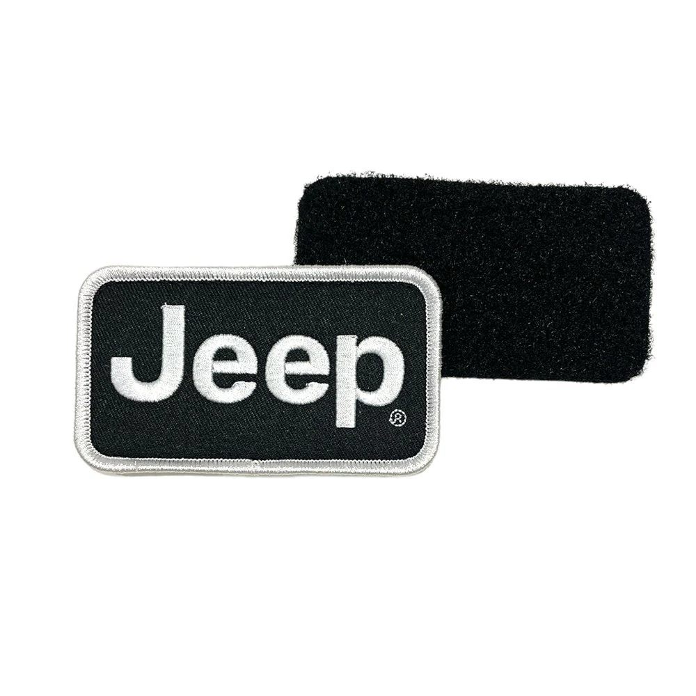 Patch - Jeep Text - Black/White - Image 2