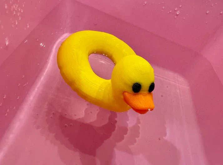 Pool Ring Yellow Duck - It Floats! - Image 3