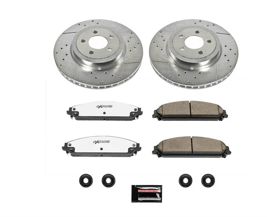 PowerStop Z26 Front & Rear Brake Pad & Rotor Kit 2005-2023 Challenger/Charger 5.7L - Image 3