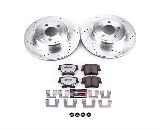 PowerStop Z26 Front & Rear Brake Pad & Rotor Kit 2005-2023 Challenger/Charger 5.7L - Image 4