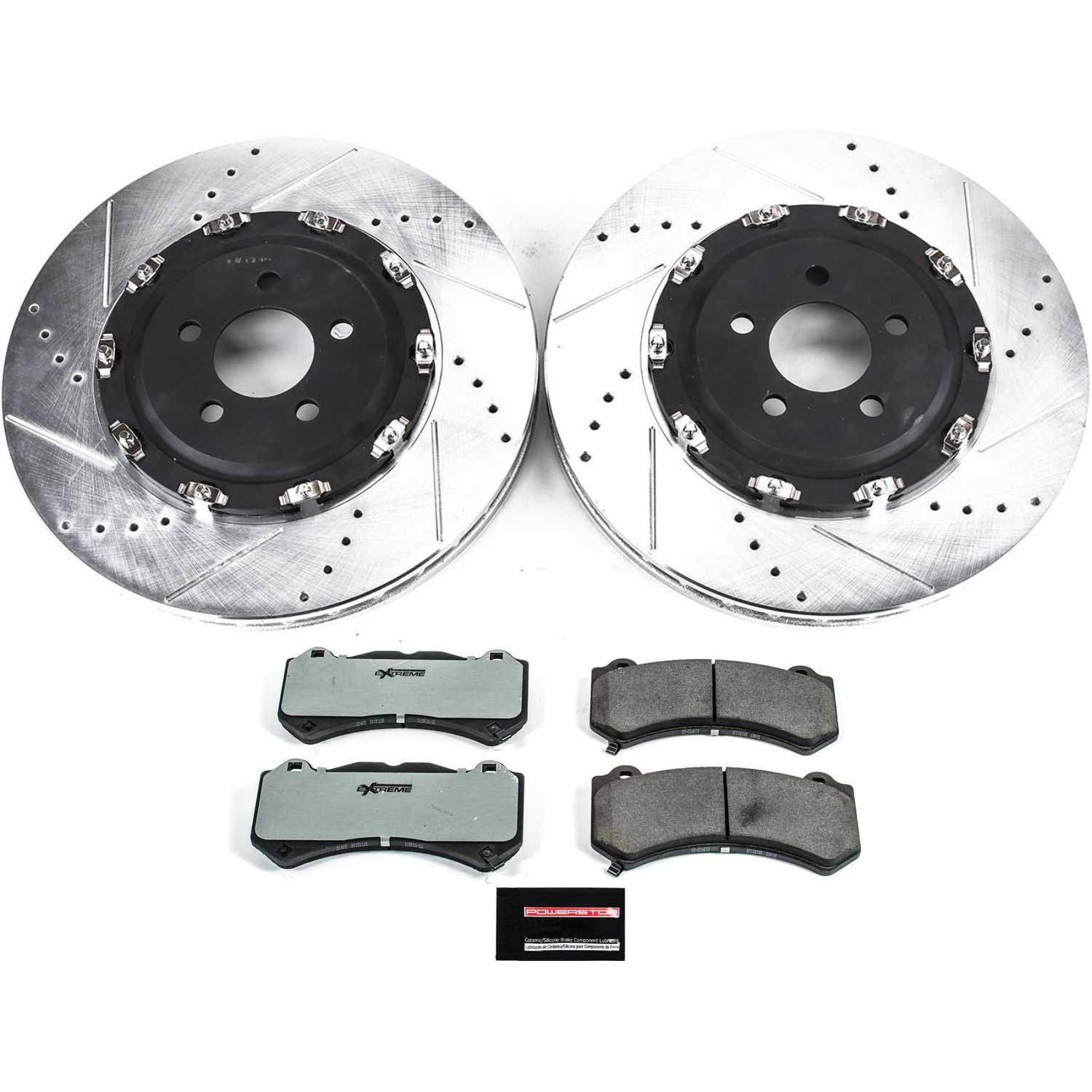 PowerStop Z26 Front Brake Rotor+Pad Kit 2015-2020 Challenger/Charger (6-Piston) - Image 3