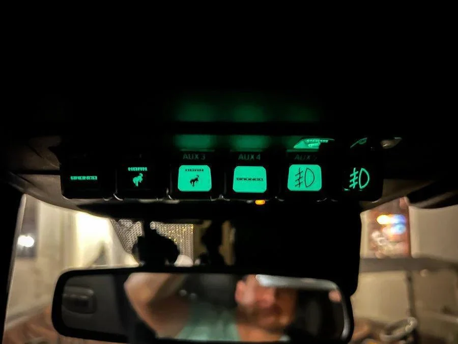 Printed Series Auxiliary Switch Labels (Upfitter) - 2021+ Bronco / F-150 Tremor / F-150 Raptor / Ranger Tremor / 2023+ Super Duty / 25+ Bronco Sport - Image 11