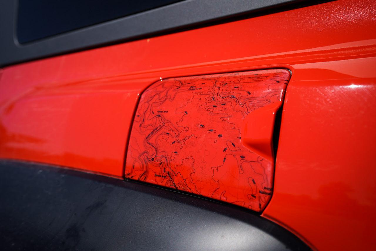 Printed Series Fuel Door Overlay - 2021+ Bronco Raptor - Image 2