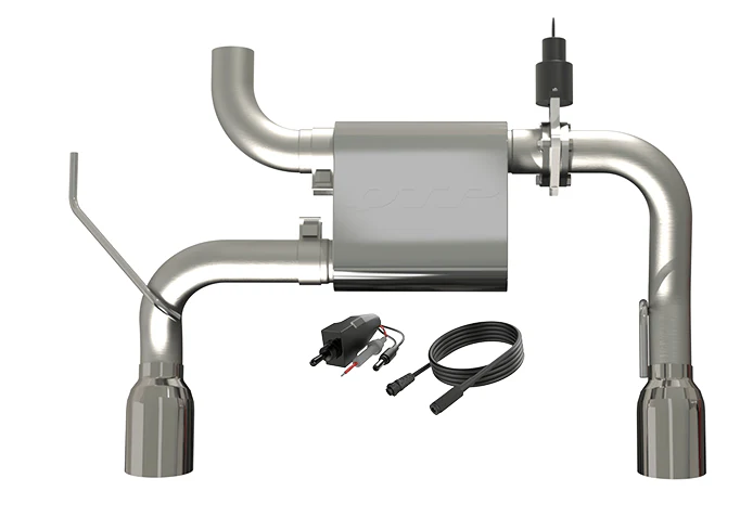QTP Screamer Axle-Back, Stainless Tips 2021-2023 Bronco 2.3L/2.7L - Image 4