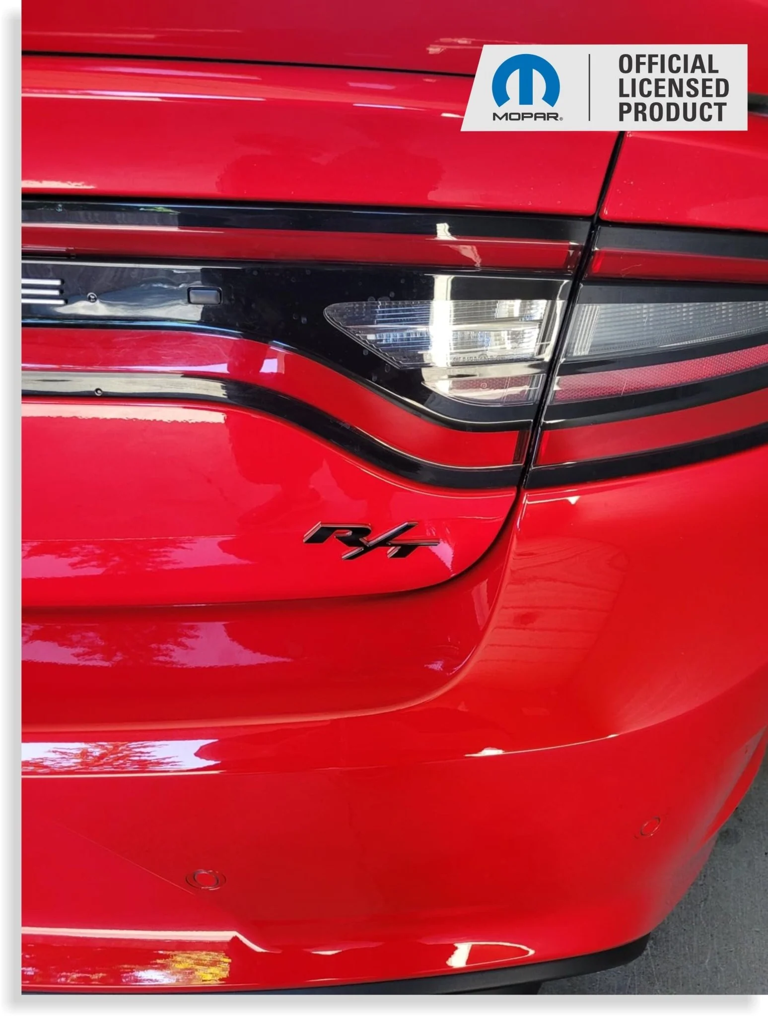 R/T Trunk Emblem Overlay Decal Sticker - Dodge Charger R/T - Image 5