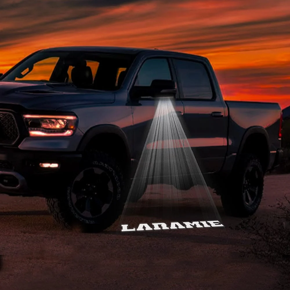 RAM 1500 3rd/4th/5th Gen Premium Side Wing Mirror Puddle Lights Multiple Designs 2002-2026 - Image 4