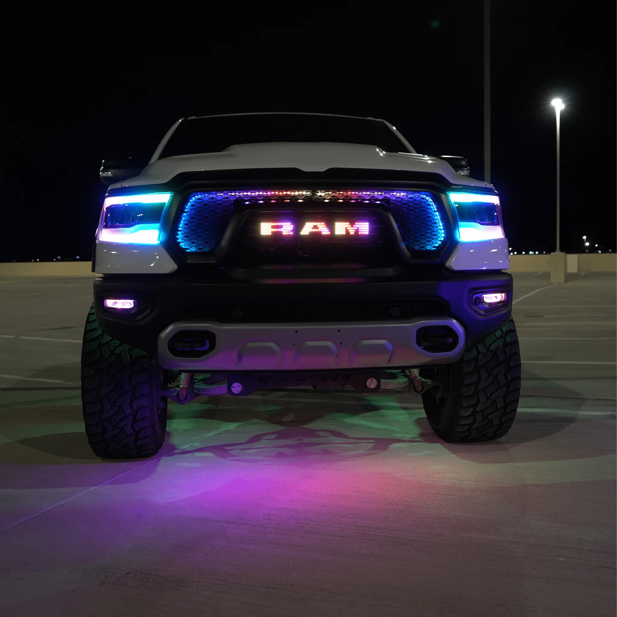 Ram LED Emblem: (Multicolor Flow) 2019-2024 - Image 3