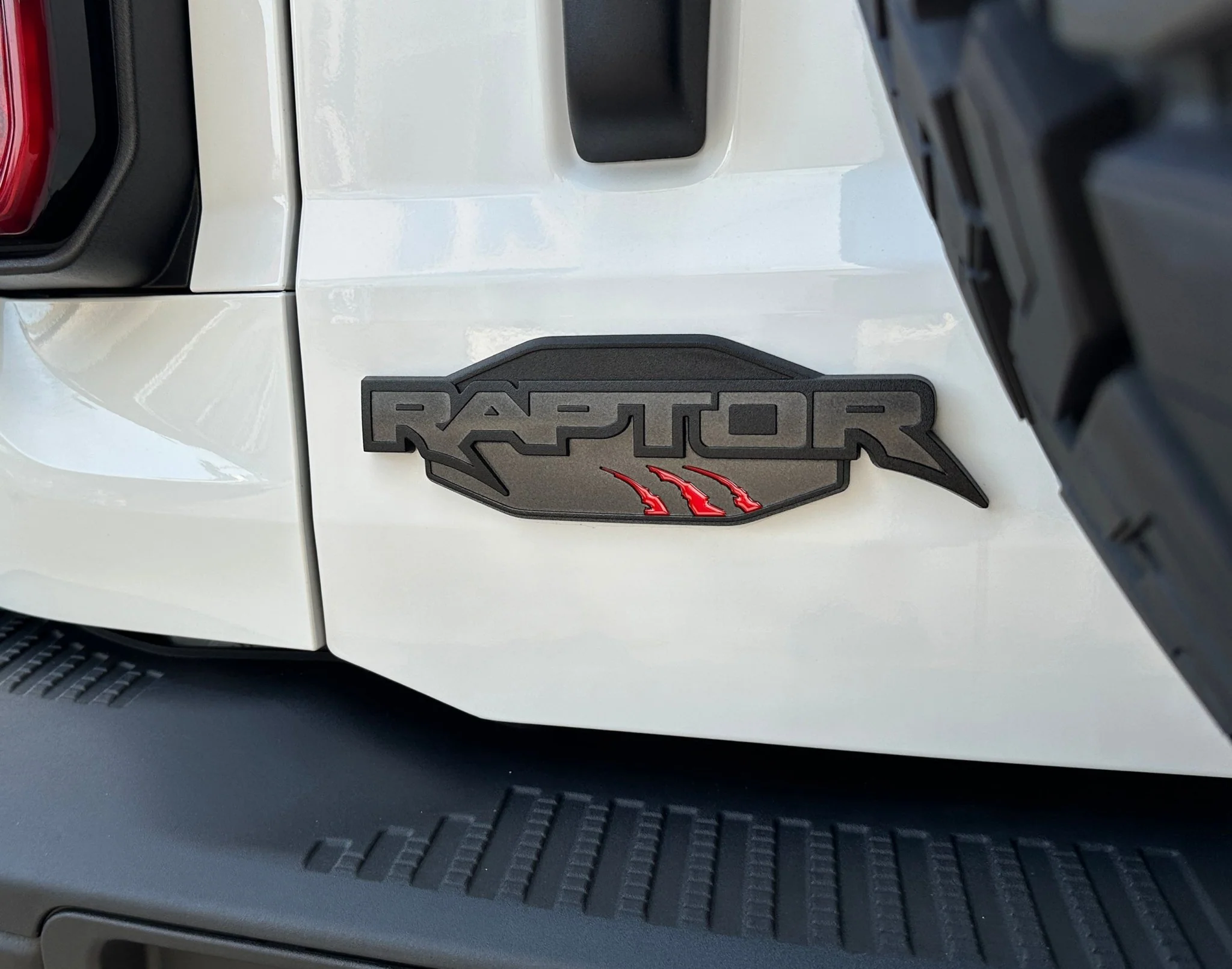 Raptor Emblem Claw Mark Inserts Fits 2022-2026 Ford Bronco Raptor - Image 2