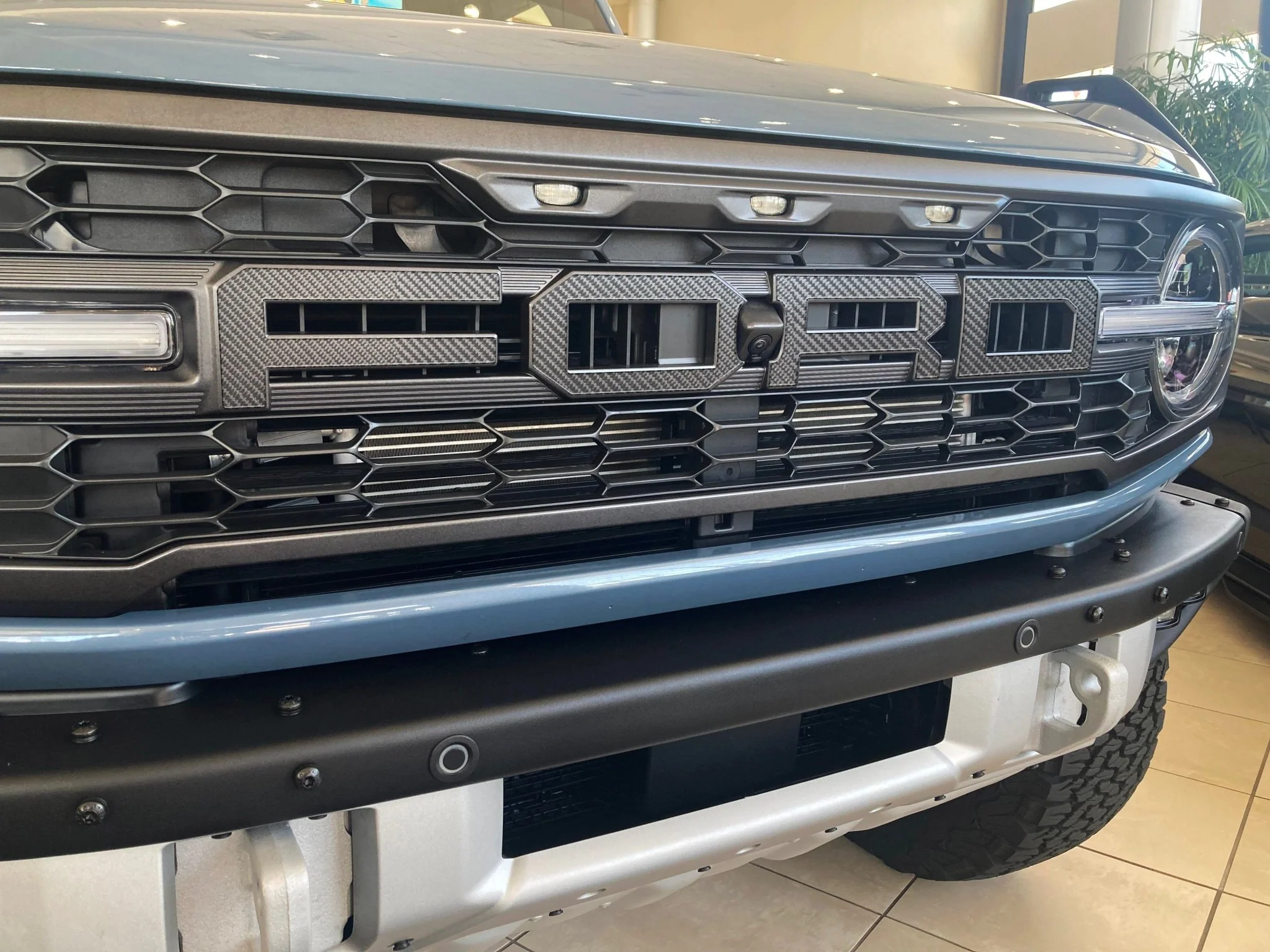 Raptor Front Grille Letter Overlays Fits 2022-2026 Ford Bronco - Image 2