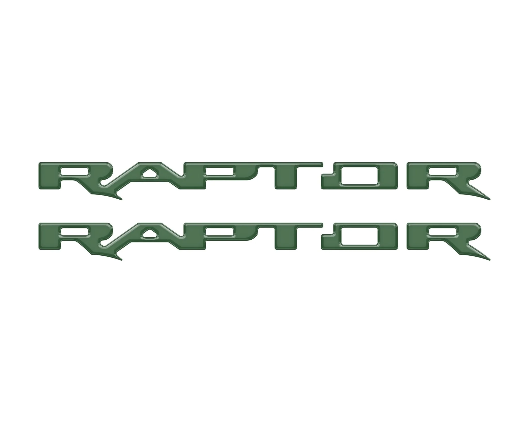 Raptor Running Board Letter Overlays Fits 2022-2026 Ford Bronco Raptor - Image 15