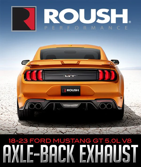 Roush Axle-Back Exhaust 2018-2023 Mustang 5.0L - Image 2