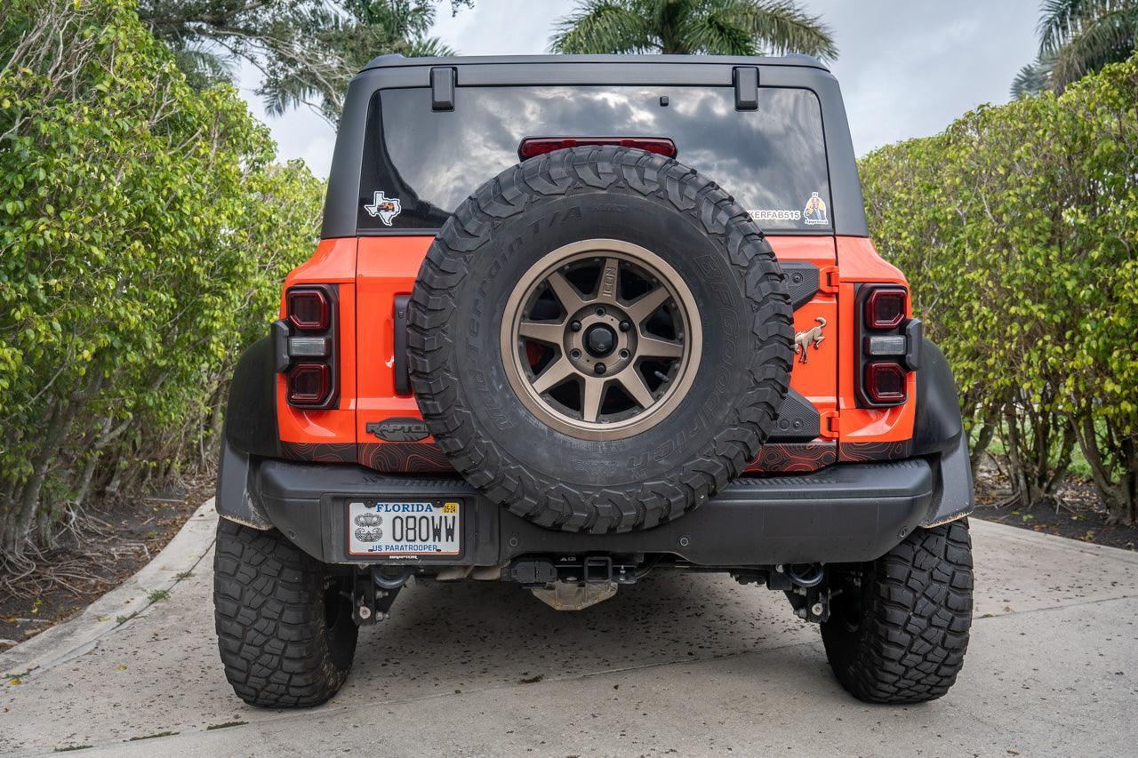 Safari Topo Lower Rear Tailgate Overlays - 2021+ Bronco - Image 3