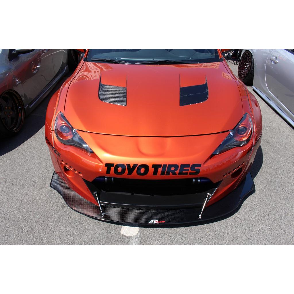 Scion FR-S/ Subaru BRZ RB Version 2 Carbon Fiber Front Wind Splitter 2013-2016 - Image 3