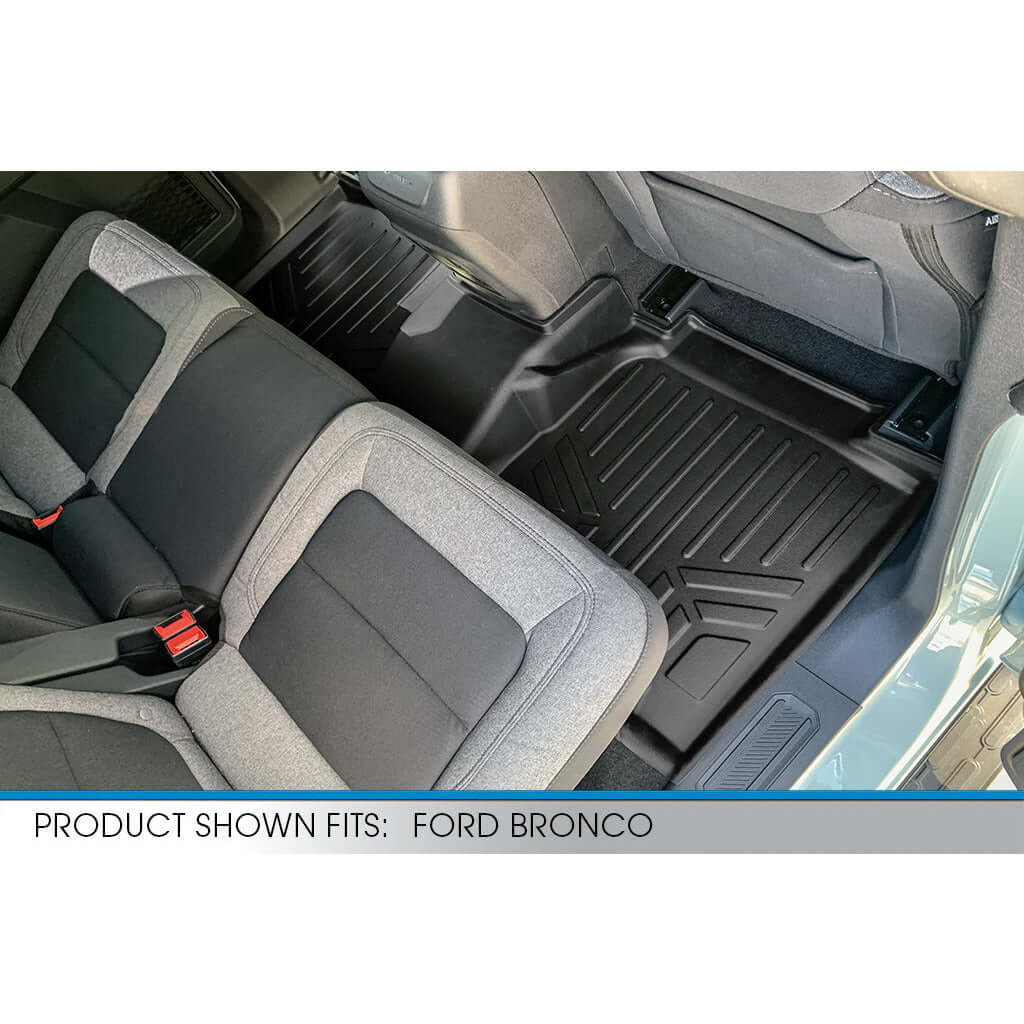 SMARTLINER Custom Fit Floor Liners For 2021-2025 Ford Bronco (4-Door) - Image 9