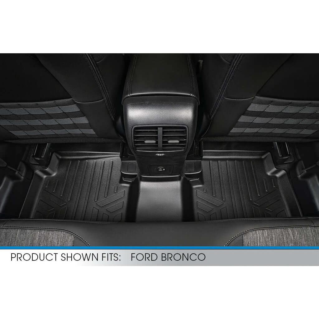 SMARTLINER Custom Fit Floor Liners For 2021-2025 Ford Bronco Sport W/O Rear Bump - Image 4