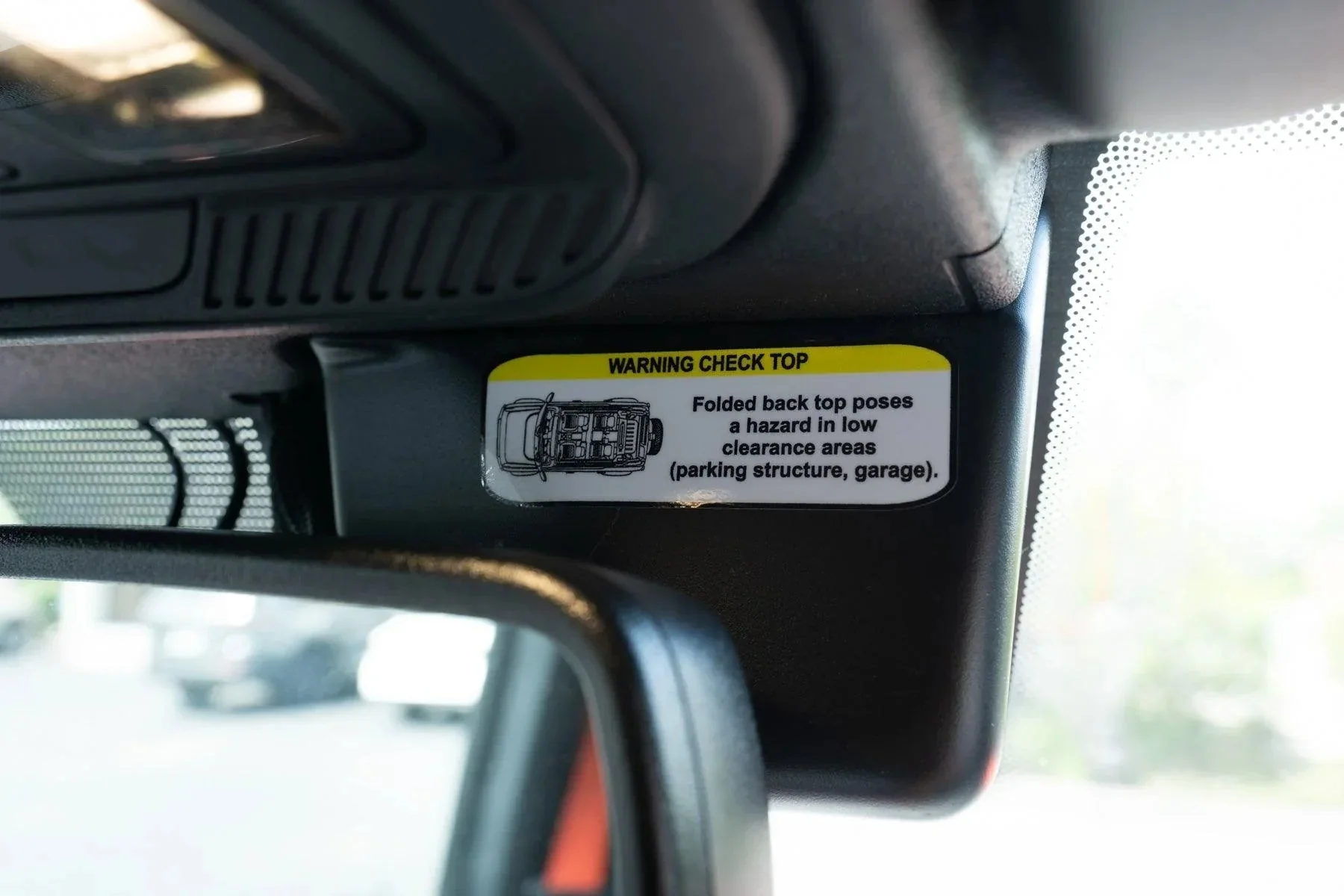 Soft Top Warning Labels - 2021+ Bronco - Image 4