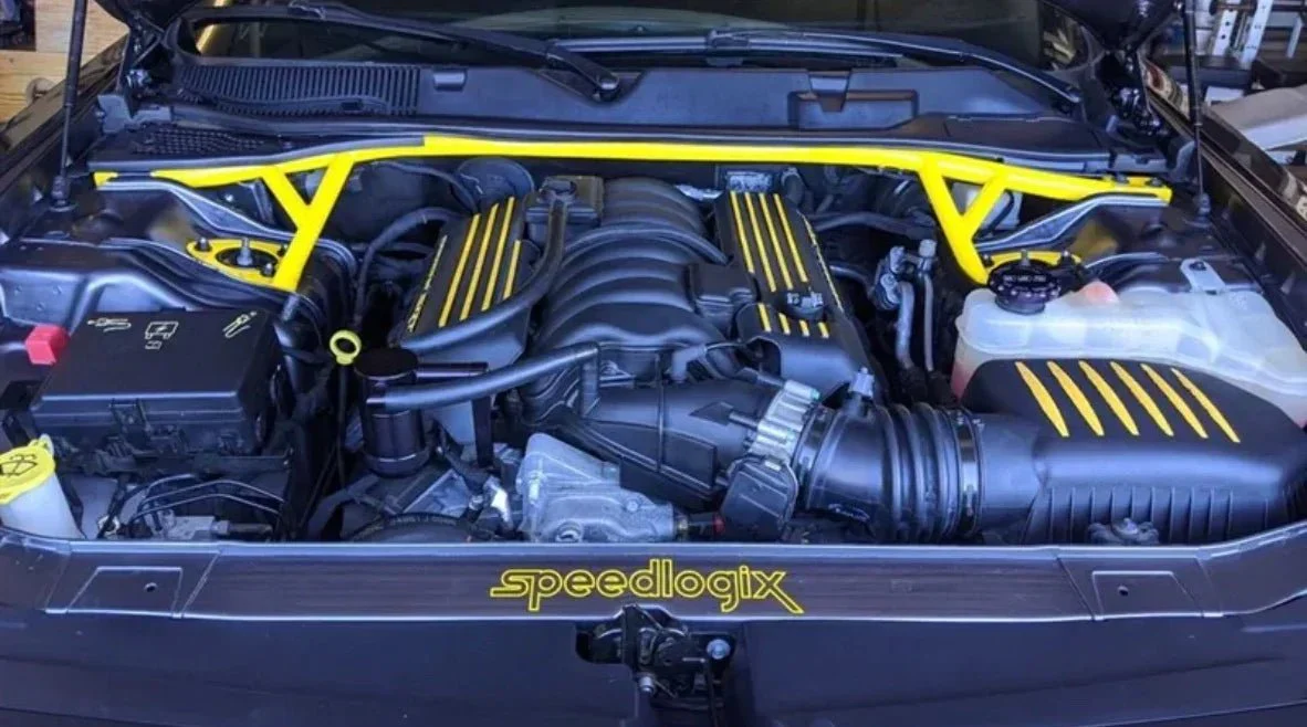 Speedlogix 4-point Strut Tower Brace 2005-2023 Challenger/Charger 3.6L, 5.7L, 6.1L, 6.4L - Image 5