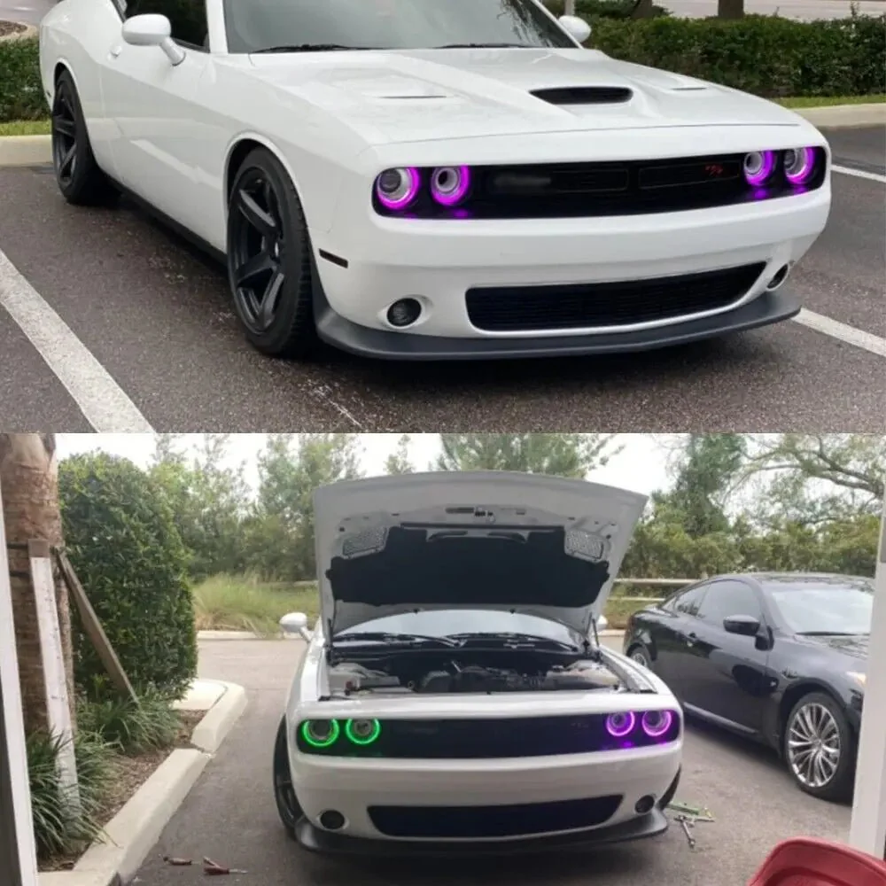 Speedlogix RGB Halo Headlight Rings 2015-2023 Challenger - Image 4