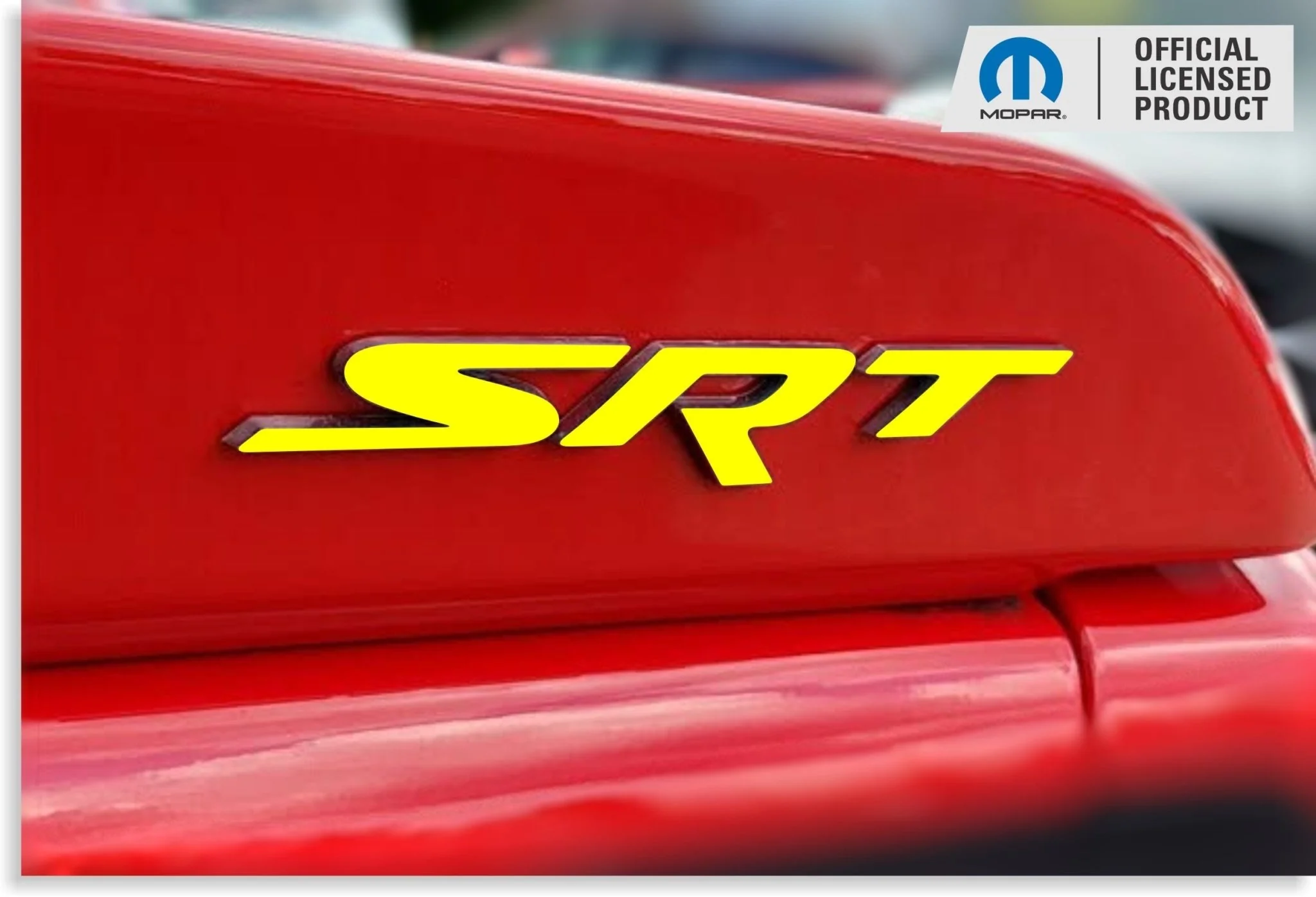 SRT Front and Rear Badge Overlay Decals - 2015-2018 Dodge Challenger SRT 392 - Image 12