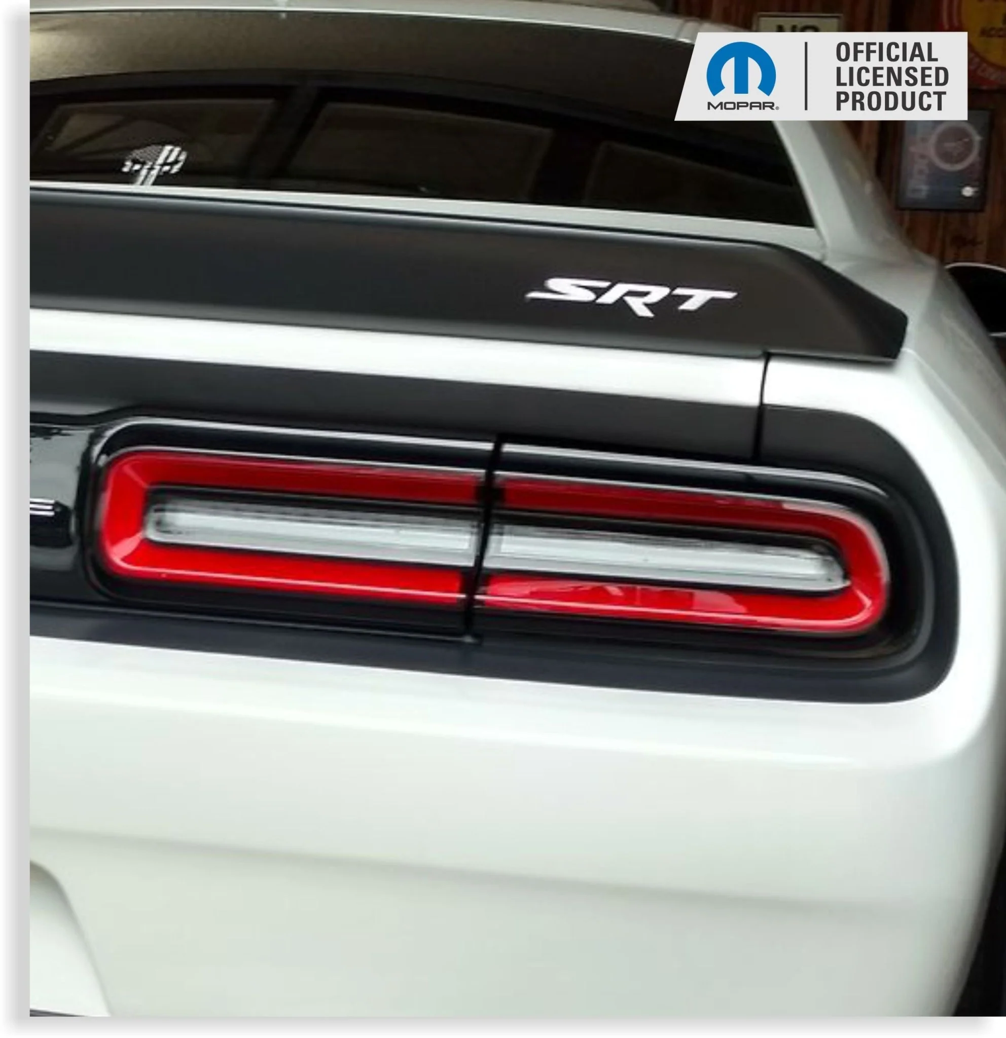 SRT Front and Rear Badge Overlay Decals - 2015-2018 Dodge Challenger SRT 392 - Image 7