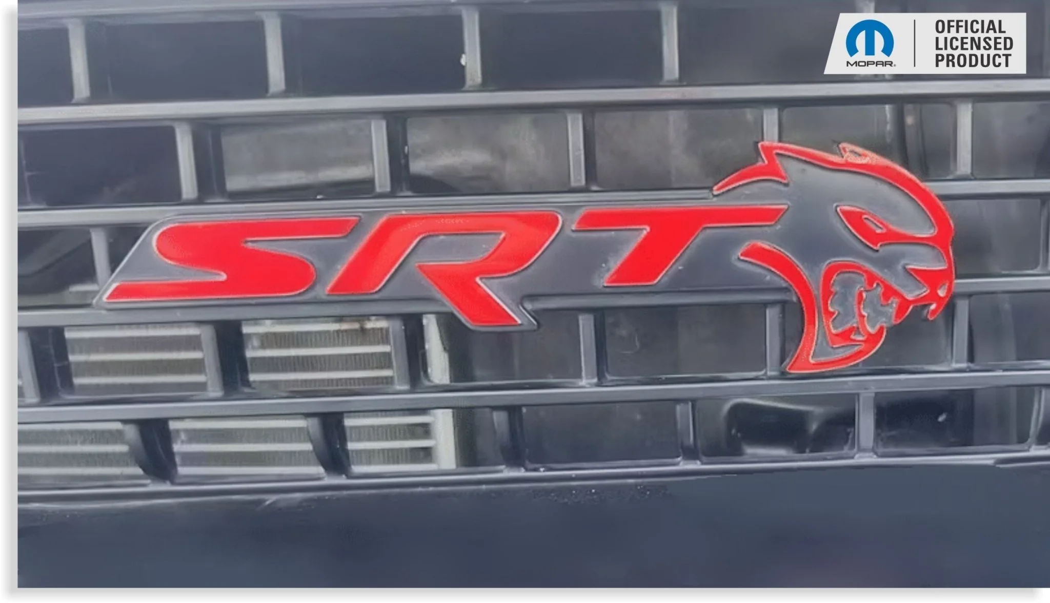 SRT Front and Rear Emblem Overlay Decals - 18-23 Challenger SRT Hellcat - Image 5