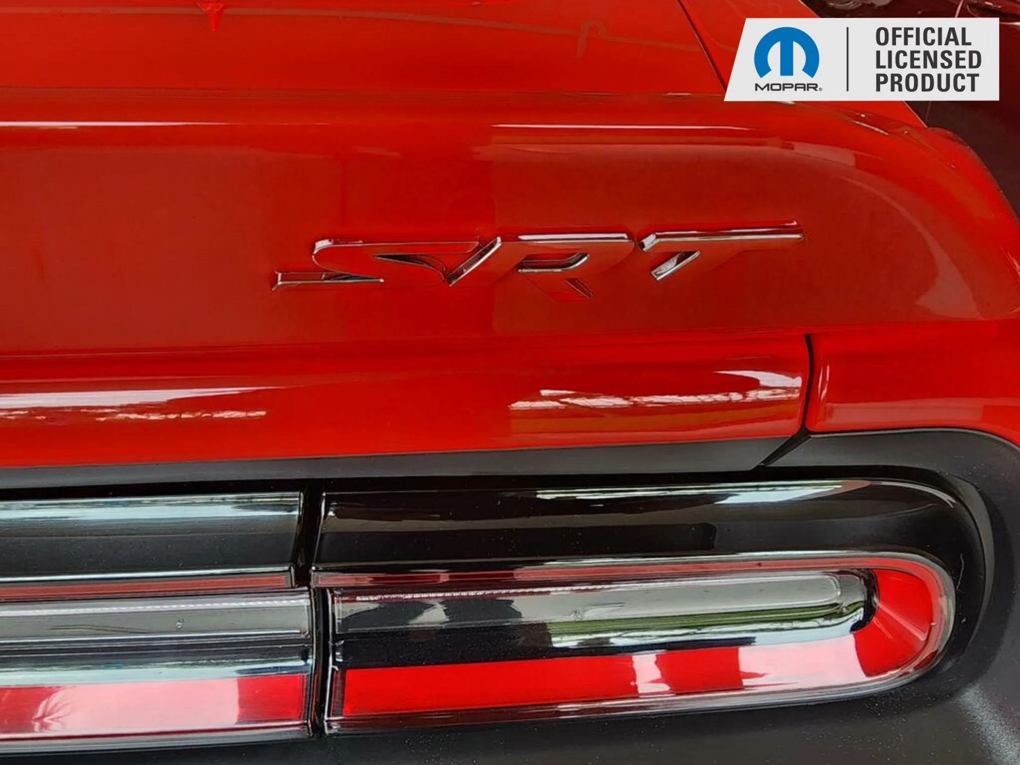 SRT Front and Rear Emblem Overlay Decals - 2015-2016 Challenger SRT Hellcat - Image 6