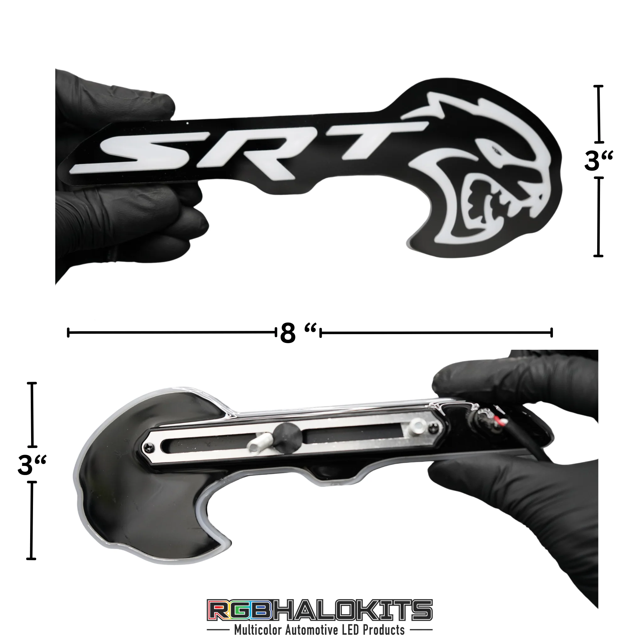 SRT Hellcat LED Emblem Badge: (Multicolor) - Image 16