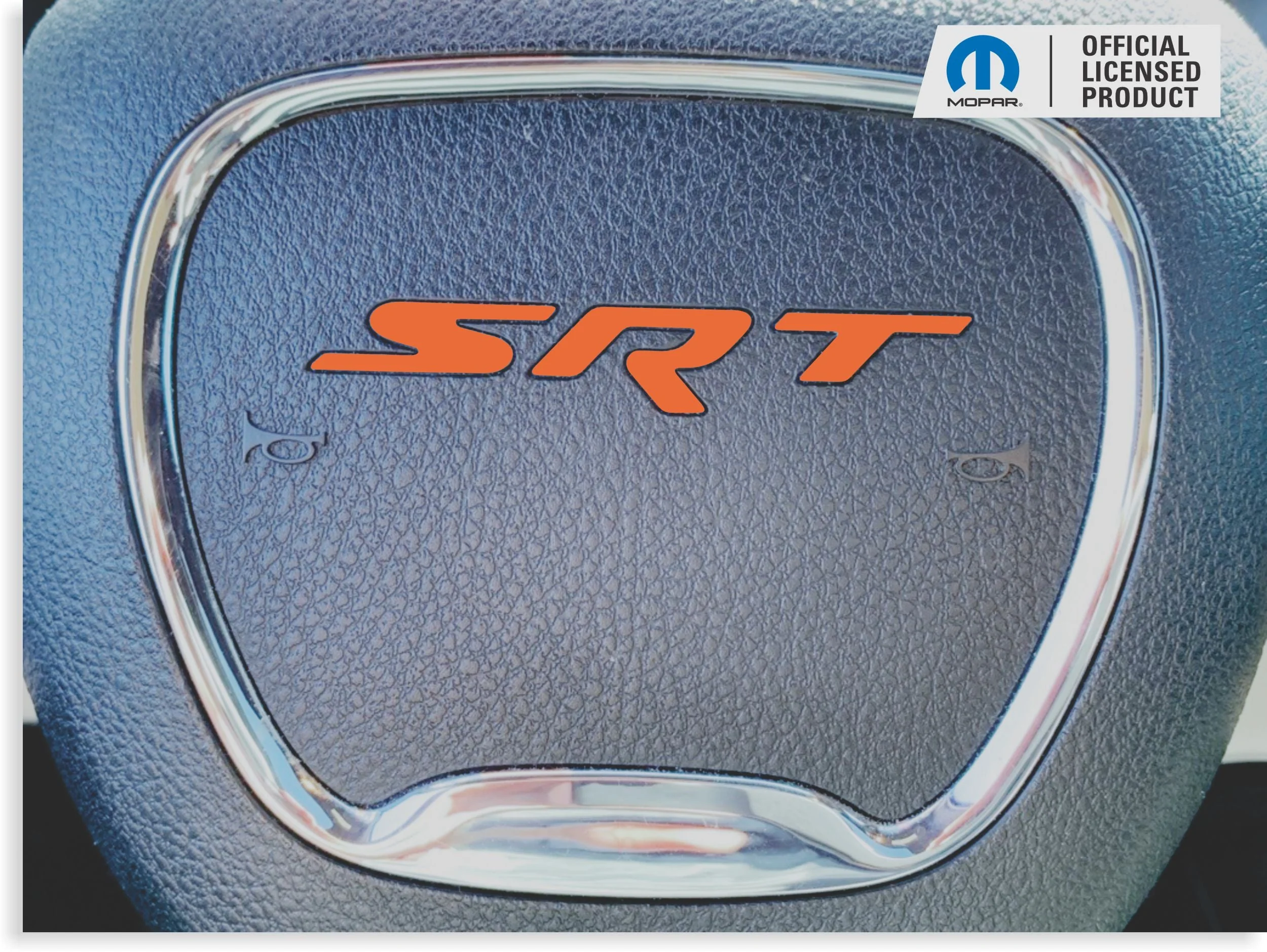 SRT Steering Wheel Emblem Overlay Decal - 15-23 Charger SRT - Image 7