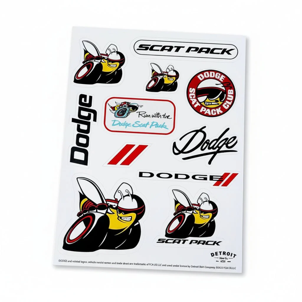 Sticker Sheet - Dodge Scat Pack - Image 2