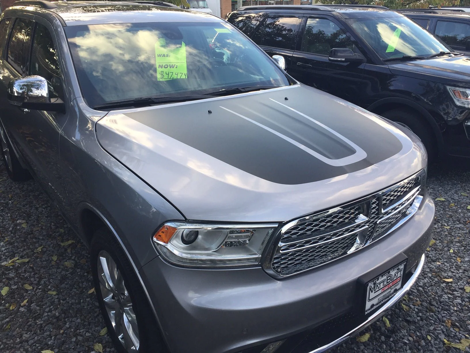 Stripe Hood Decal for 2021-2024 Dodge Durango - Image 3