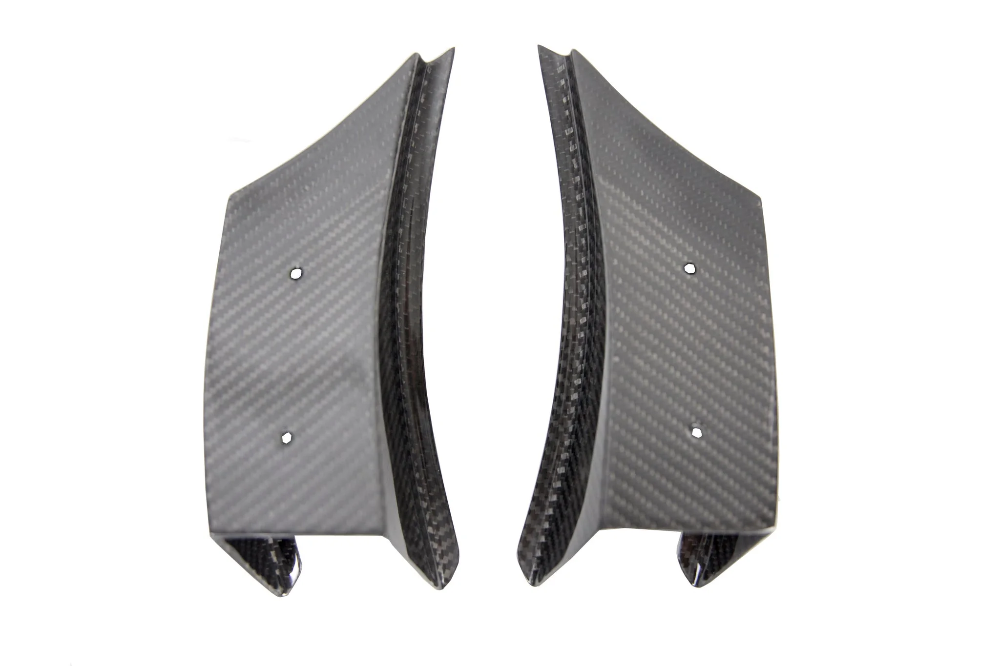 Subaru BRZ Carbon Fiber Front Bumper Canard Set 2022+ - Image 2
