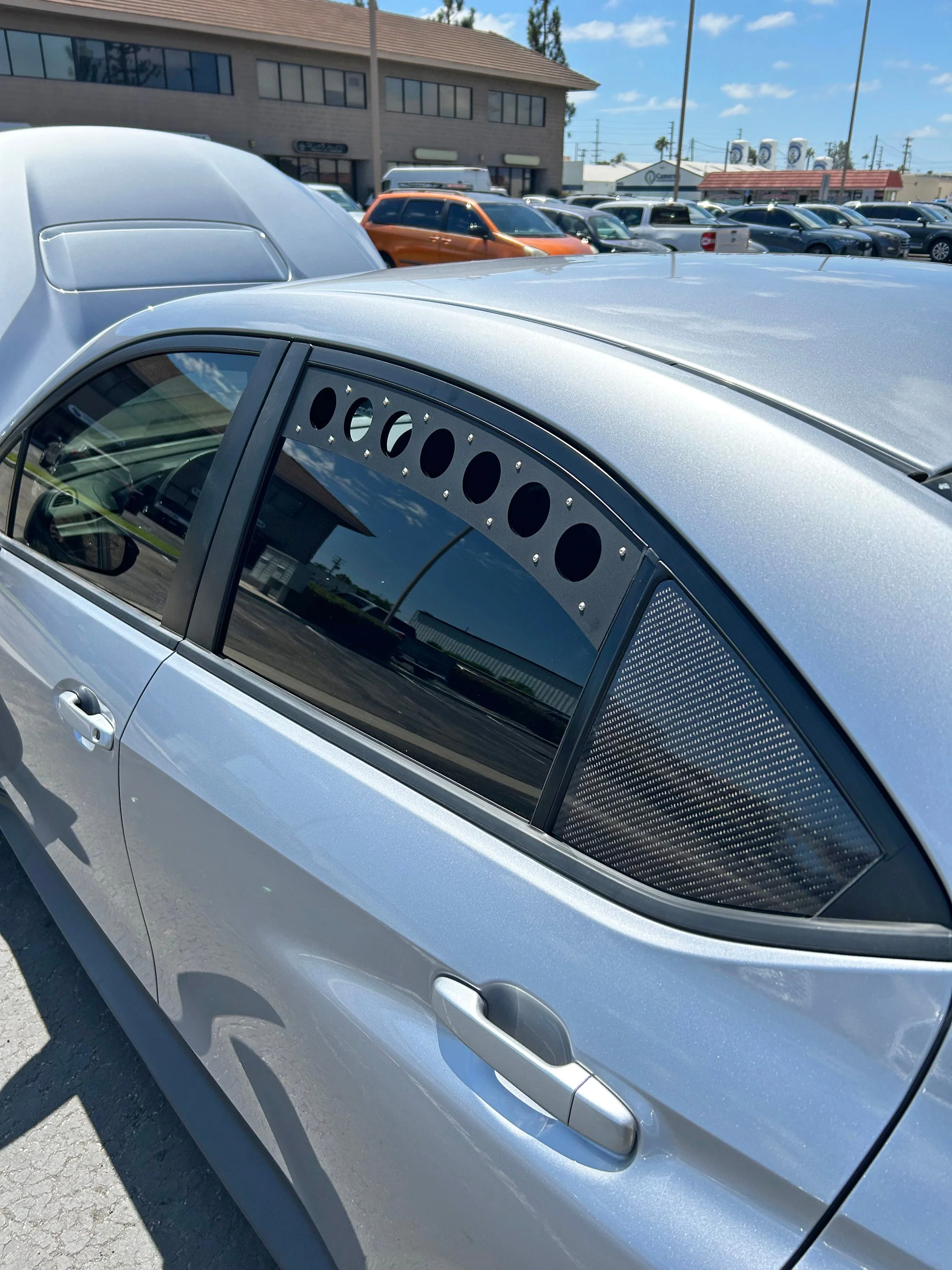 Subaru WRX (2022-2025) Carbon Fiber Rear Window Covers (Pair) - Image 2