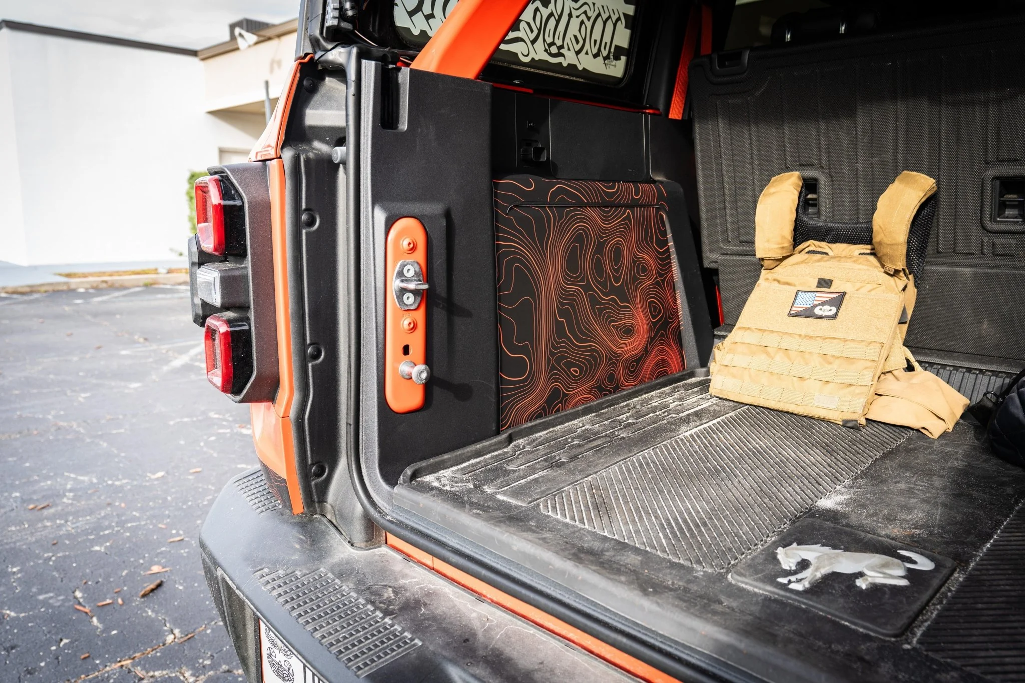 Topo Cargo Area Overlay Kit Part 1 (Printed Series) - 2021+ Bronco 4 Door - Image 4